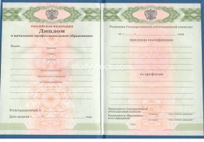Диплом училища 2010 в Химках